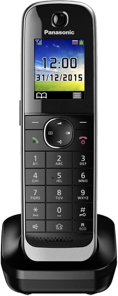 Panasonic KX-TGJA30EXB Mobilteil inkl. Ladeschale, Schwarz