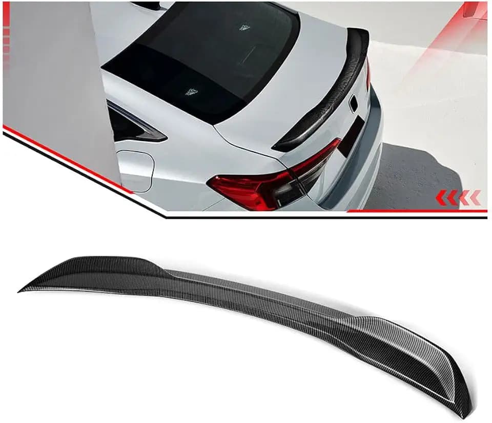 Rear Trunk Spoiler Wing Spoilers for Cars Compatible with Honda 11th Gen Civic Sedan 2022 2023 2024 2025,Carbon Fiber