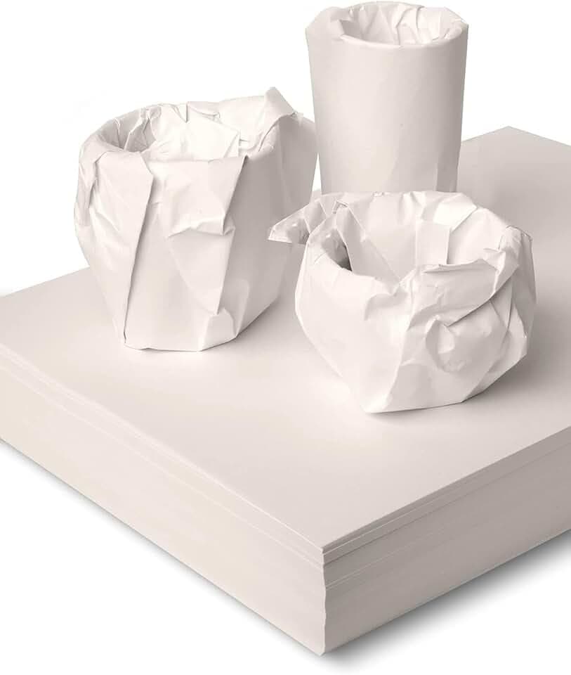 12 * 12 inch Packing Paper for Moving 500 Sheets Protecting Fragile China and Glasses,Small Wrapping Paper for Shipping and Moving Box Filler (500 sheets)