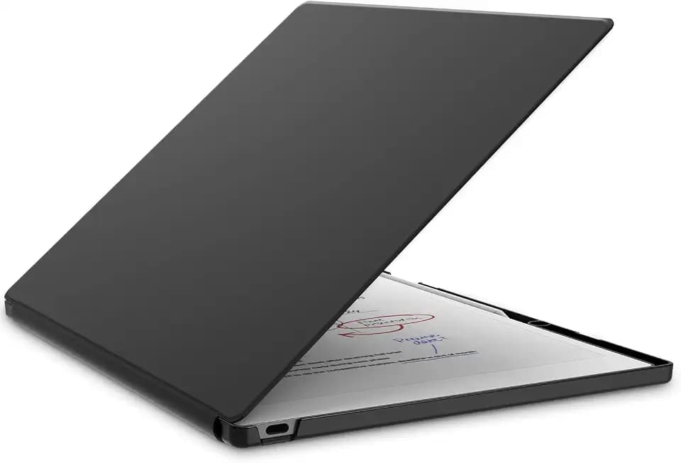 E NET-CASE Case for Remarkable Paper Pro Tablet 11.8 inch (2024 Released), Slim Lightweight Folio Auto Sleep/Wake Design, Cover for Remarkable Paper Pro Digital Paper with Pencil Holder (Black)