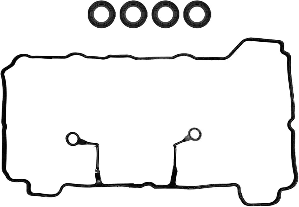 Valve Cover Gasket, 22441-2E000 Engine Head Valve Cover Gasket Set for Hyundai Tucson Elantra Sonata Kia Forte Soul Optima 2011-2019 1.8 2.0 NA Replace VS50824R VS50644S (Black)