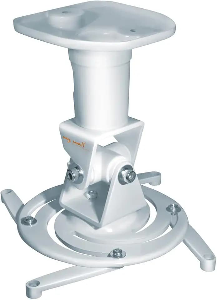 MyWall H16-1L Deckenhalterung Beamer, Deckenabstand 225mm, schwenkbar: 360°, neigbar: 180°, silber