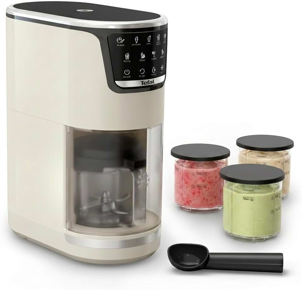 Tefal Dolci Eismaschine – Eiscreme, Gelato, Protein-Eis & Sorbet