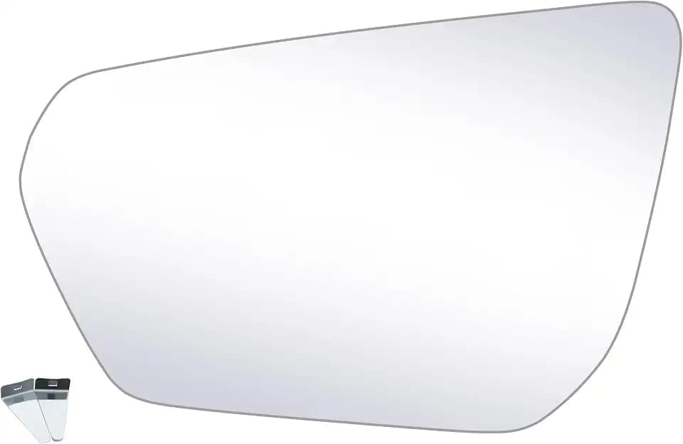 Driver Side Replacement Mirror Glass - compatible with Chevy & GMC vehicles - Equinox 2018-2024, Terrain 2018-2024 - Heated with backing plate, no Blind Spot Detection, w/o auto dimming, LH
