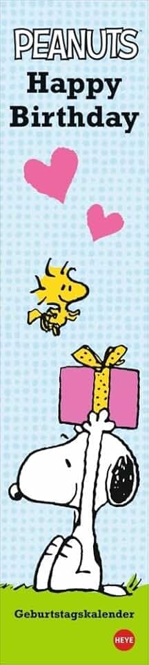 Peanuts Geburtstagskalender Langplaner