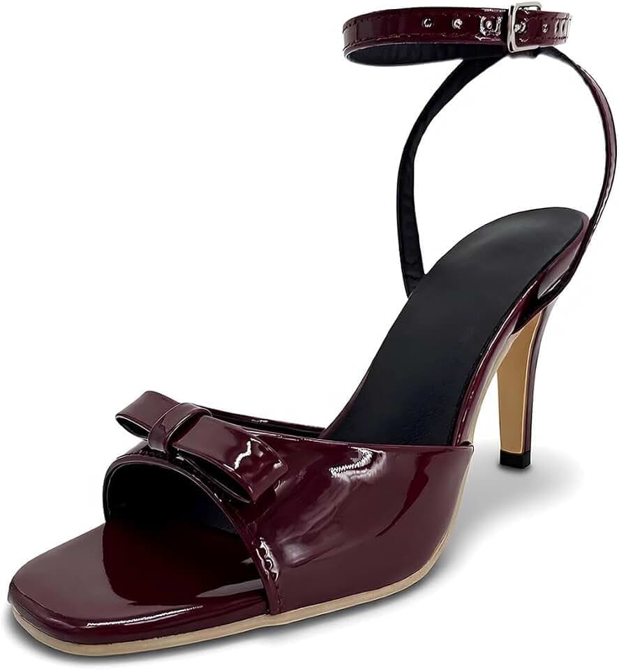 Women's Open Toe Strappy Ankle Strap High Heels Sandals