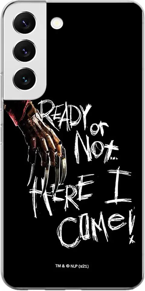 ERT GROUP Handyhülle für Samsung S22 Original und offiziell Lizenziertes Horror Muster Nightmare of Elm Street 001 optimal an die Form des Handy angepasst, hülle aus TPU