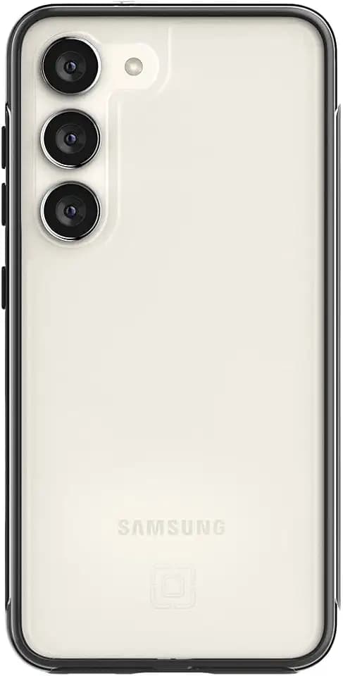 Incipio Organicore Clear Series Schutzhülle für Samsung Galaxy S23, 100% Zertifiziert, kompostierbar, 4,3 m Fallschutz, Anthrazit/Transparent (SA-2050-CHLC)