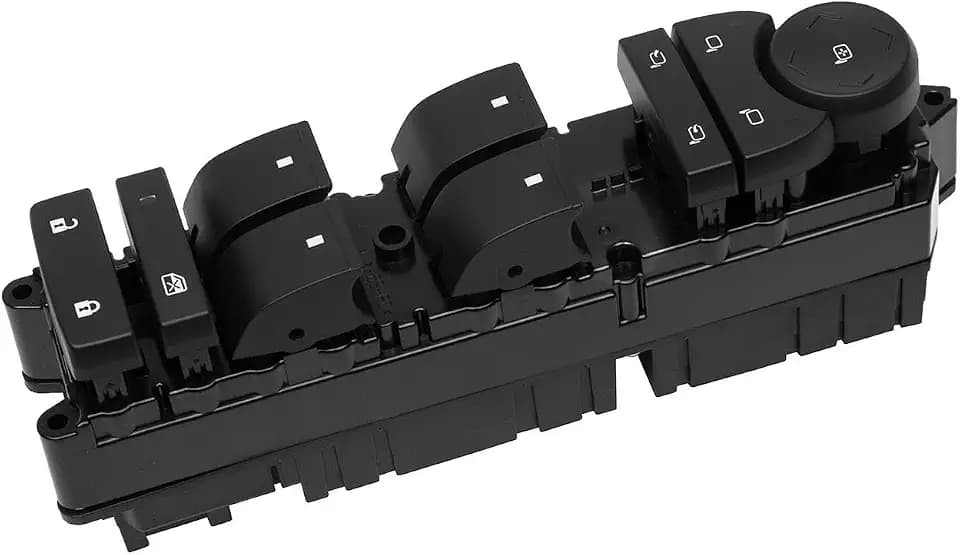 General Motors GM Genuine Parts 20958436 Driver Side Door Lock and Window Switch, Black