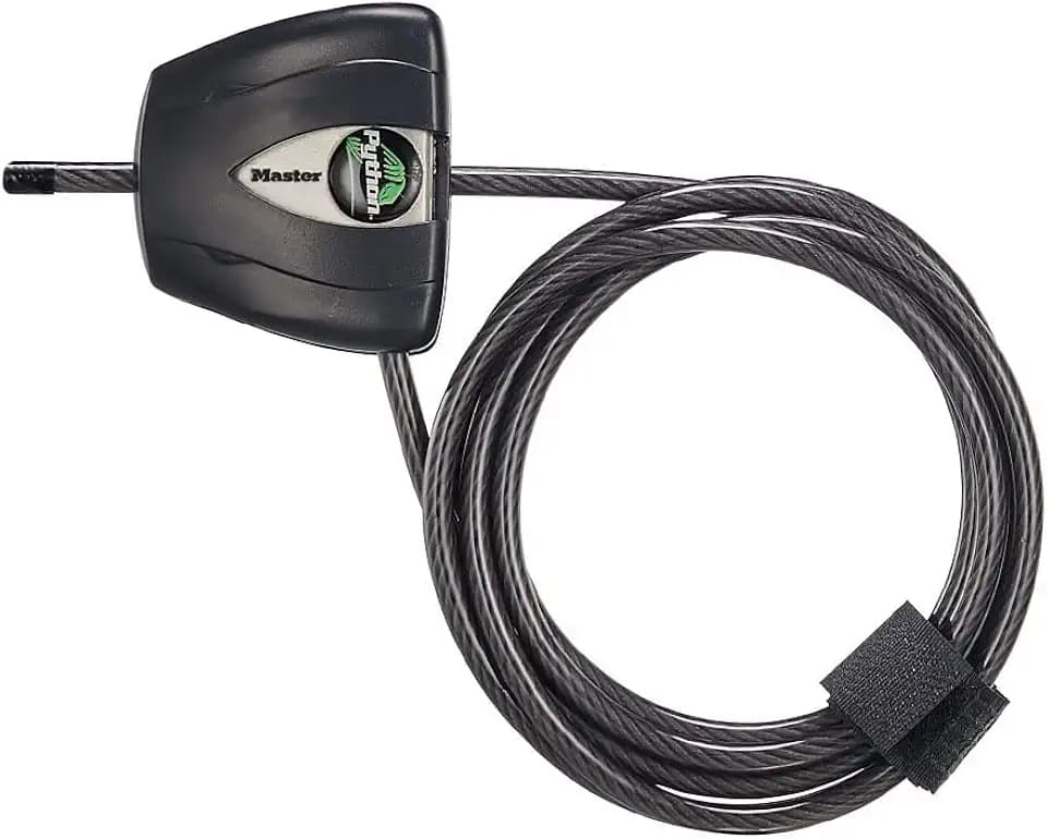 Master Lock 6' Python Cable Lock for Trail Cameras, Kayaks 8417D