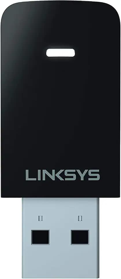 Linksys USB Wireless Network Adapter, Dual-Band wireless Adapter for PC, 600Mbps (AC600) Speed - WUSB6100M