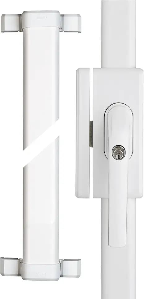 ABUS Fenster-Stangenschloss FOS650 mit Druckzylinder - Weiß