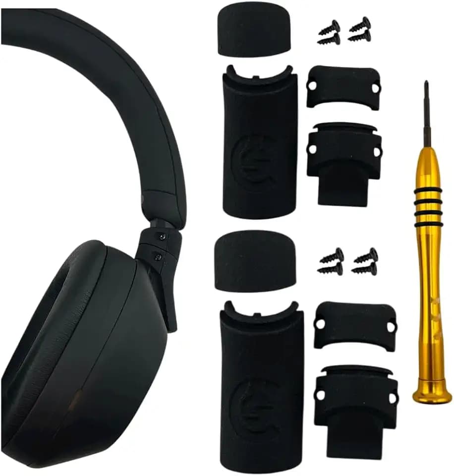 CS Repair Kit for Sony WH-1000XM5 XM5 Headphones Broken Headband/Swivel Replacement Parts (Black)
