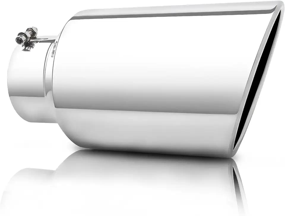 5" Inch Inlet to 8" Inch Outlet 15” Length Exhaust Tip Bolt on Tailpipes