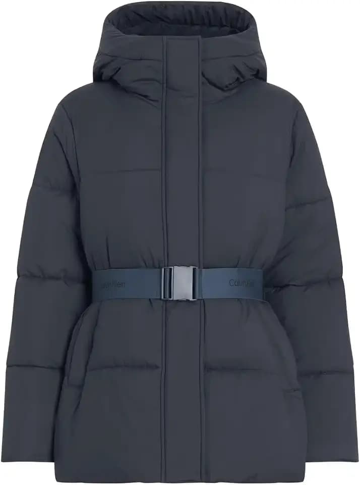 Calvin Klein Damen Logo Belt Short Puffer J20j224107 Gerade