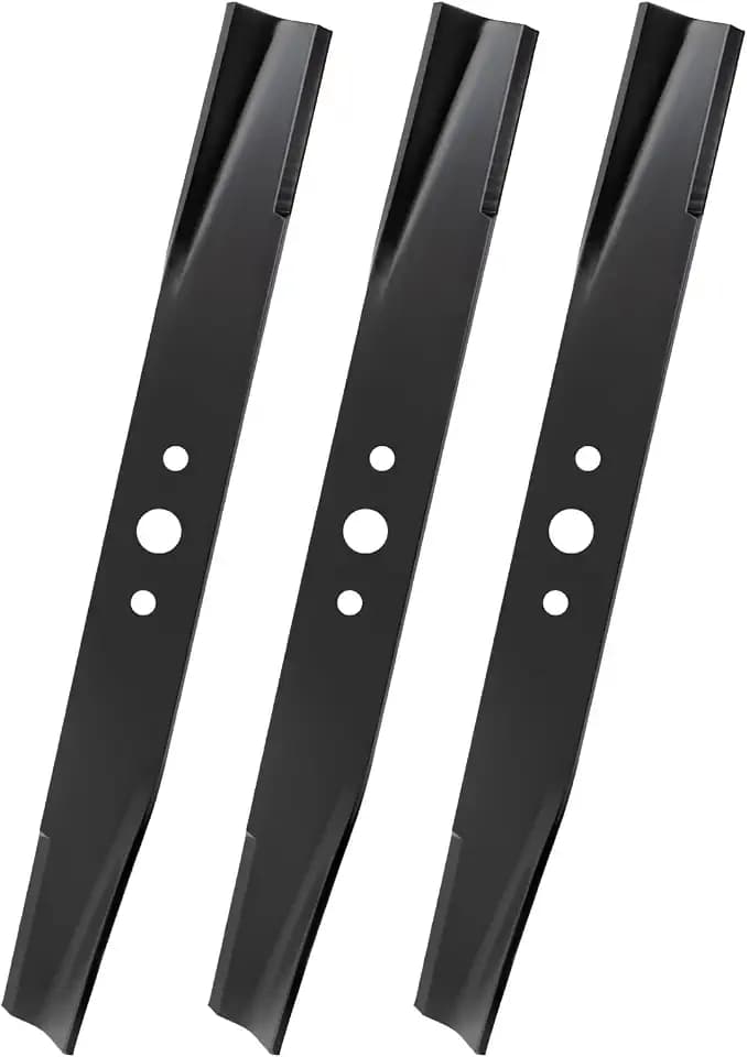 1708229 High Lift Blades for 50" Deck, 1726453 Mower Blades Compatible with Sim-plicity ZT2050 ZT2450 S-Napper LT200 YT400 Series, Replace 1708229A 1726453A 1708229SM 1716697ASM, 3 Pack