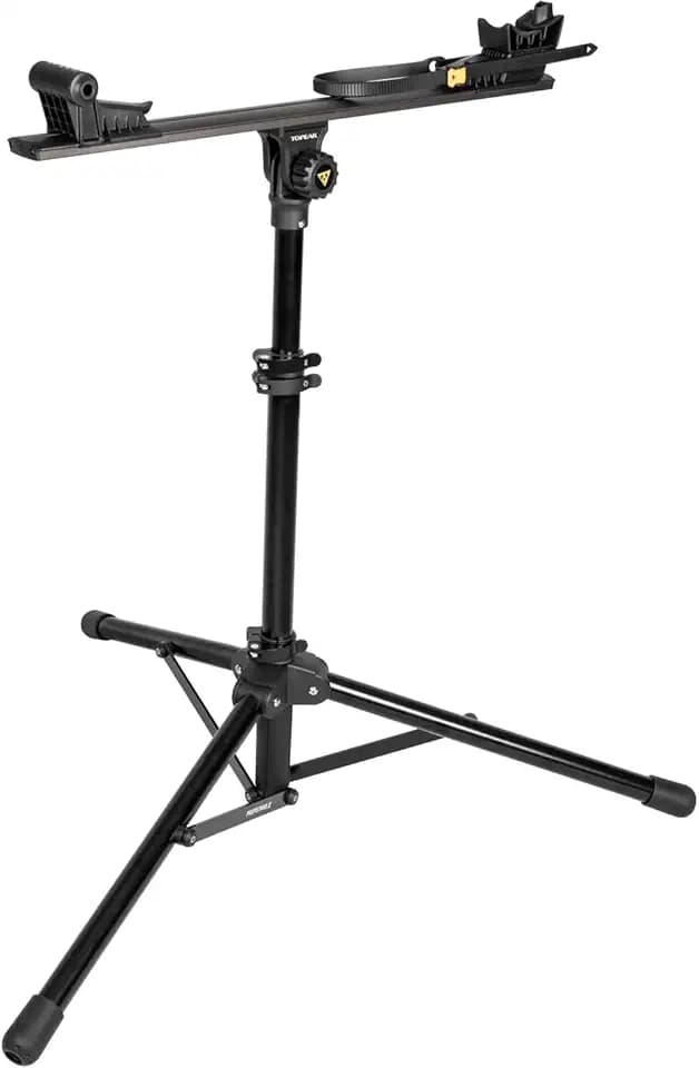 Topeak Prepstand X Montageständer aus Aluminium in der Farbe Schwarz, Maße: 86cm x 25cm x 16cm (gefaltet), 120 cm (Standfläche), 15900028