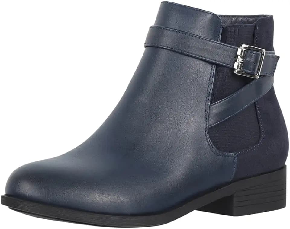 Elara Damen Stiefelette Chelsea Ankle Boots Chunkyrayan