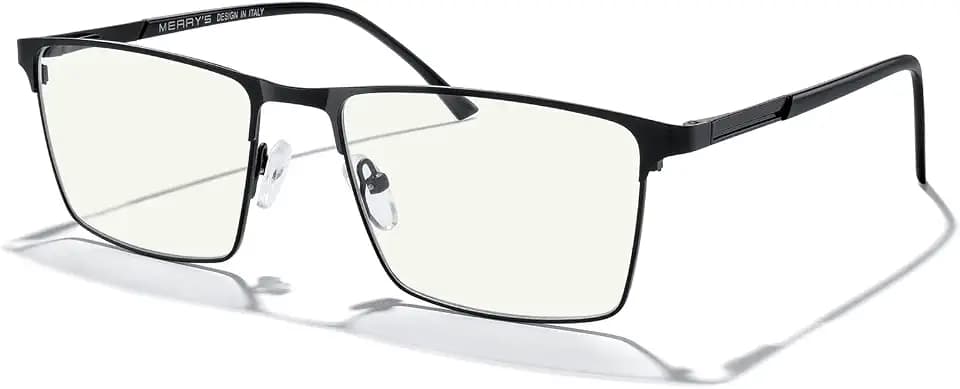 MERRY'S Square Reading Glasses For Men S2057 - Blue Light Blocking