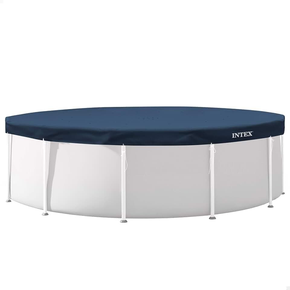 INTEX Poolabdeckung rund für Pools Ø 366 cm Ganzjahresplane (28082)