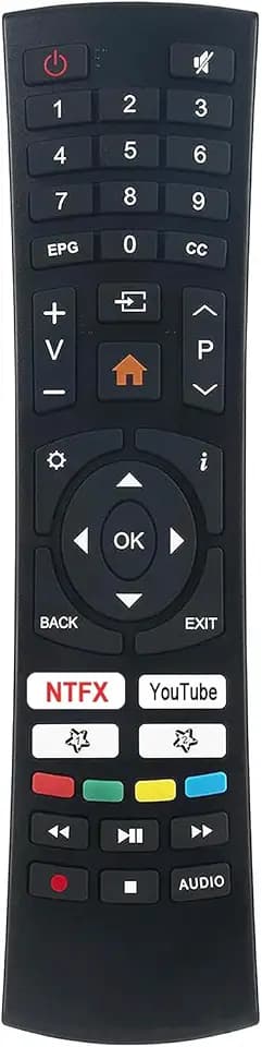 Replaced Remote fit for SANSUI Smart LED TV ES32S1N S32P28N S40P28FN Also
