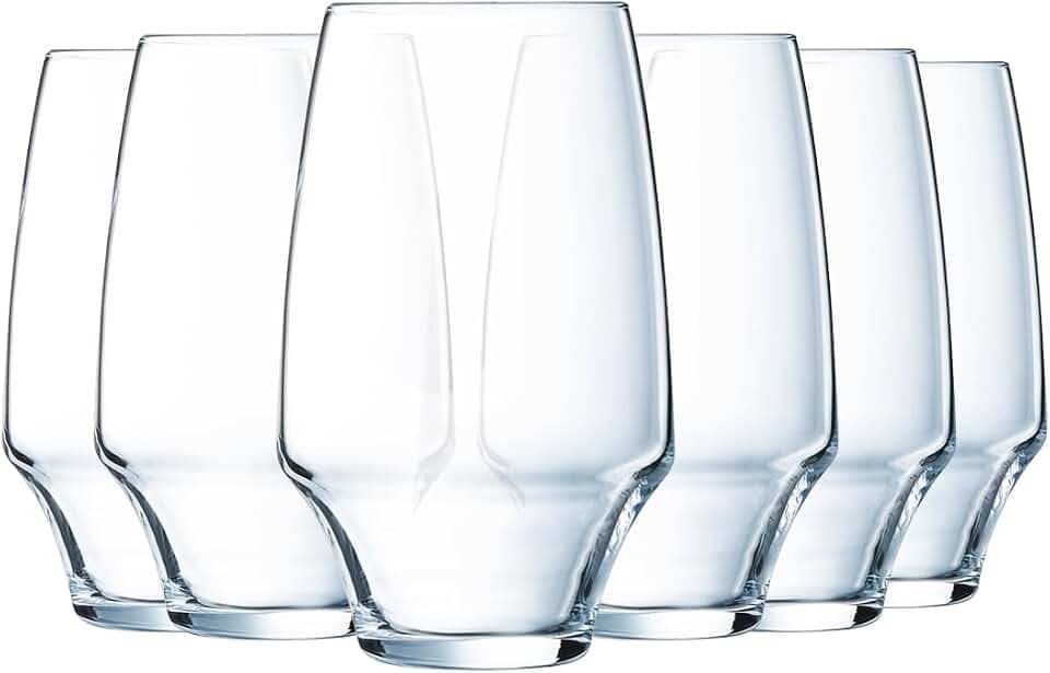 Chef&Sommelier, Trinkgläser, Open Up, 35 cl, 6er Set | Ultrafestes Krysta-Kristallglas, Wassergläser für Saft, Cola und Longdrinks, spülmaschinenfest, dauerhafter Glanz