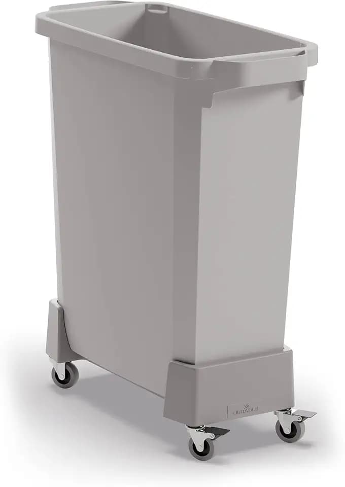 Durable Durabin 60L Rollwagen, Transportuntersatz, 4 Rollen, graphit