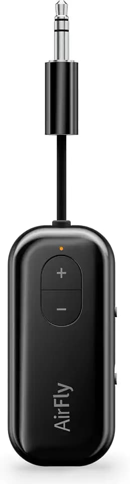 Twelve South AirFly SE, Bluetooth Wireless Audio Transmitter Adapter, Black