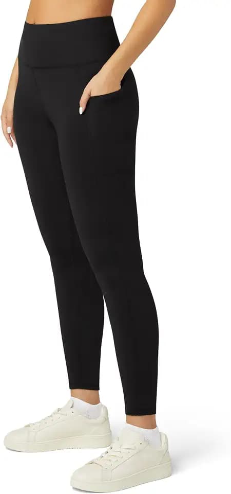 no nonsense Women's Workout Leggings for Women with Tummy Control, Athletic Leggings with Pockets, High Waist Yoga Pants