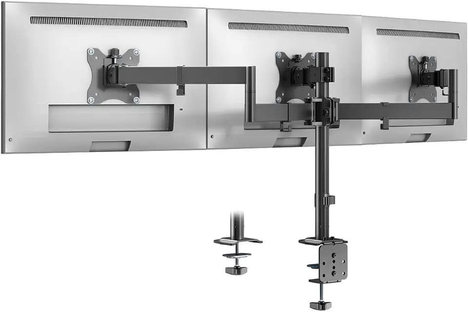 Triple Monitor Mount,Full Motion Arm Fits up to 27 inch