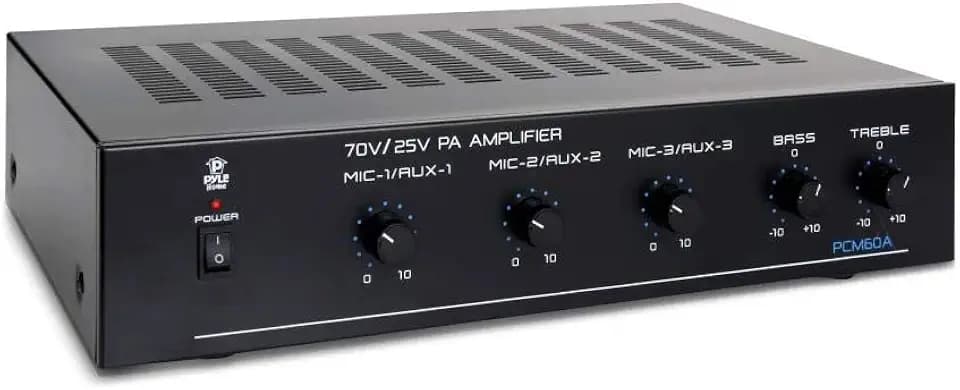 Pyle Compact 100W 25 / 70v Power Amplifier