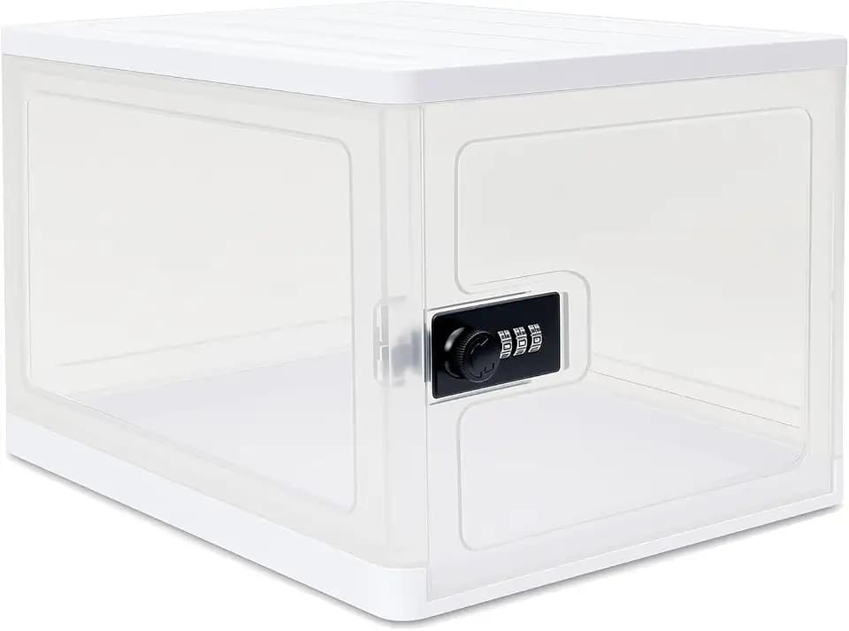 Clear Lockable Storage Box, Code,14.9L(Clear)