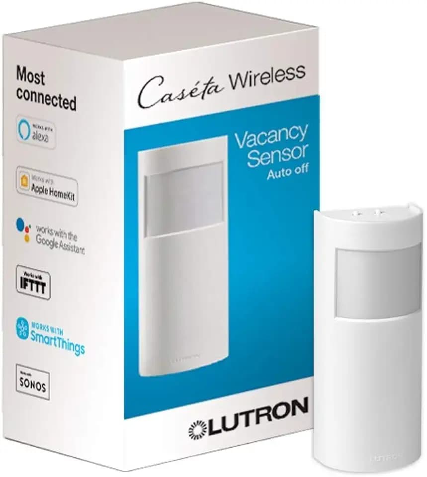 Lutron Caseta Smart Lighting Manual On, Auto Off Wireless Vacancy Sensor