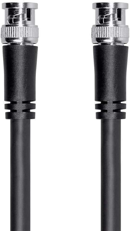 Monoprice HD-SDI RG6 BNC Cable - 6 Feet - Black | for Use in HD-Serial Digital Video Transfer, Mobile Apps, HDTV Upgrades, Broadband Facilities - Viper Series