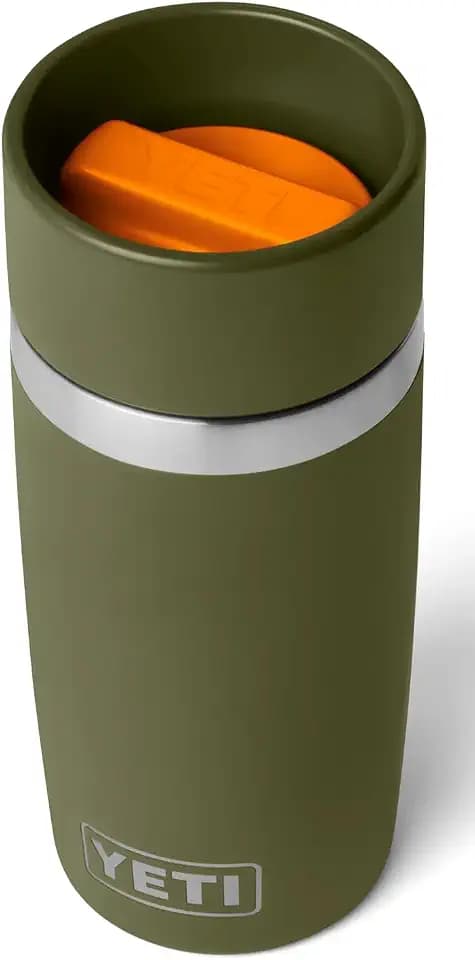 YETI Rambler Reiseflasche 12 oz (355 ml), Olive/King Crab Orange