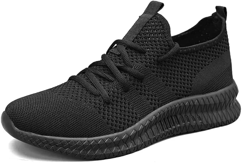 Men's Non Slip Running Shoes Ultra Light Breathable Casual Walking Shoes Fashion Sneakers Mesh Workout Sports Shoes