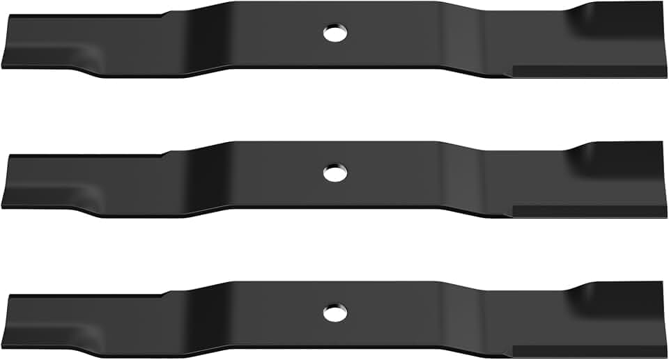 04771200 Lawn Mower Blades 18" for 52" Deck, Compatible with Ariens IKON X/IKON XL Edge & Gravely ZT X/ZT XL Zero Turn Mowers, 2-1/4" Width, 5/8" Center Hole Replacement Blades (3 Pack)