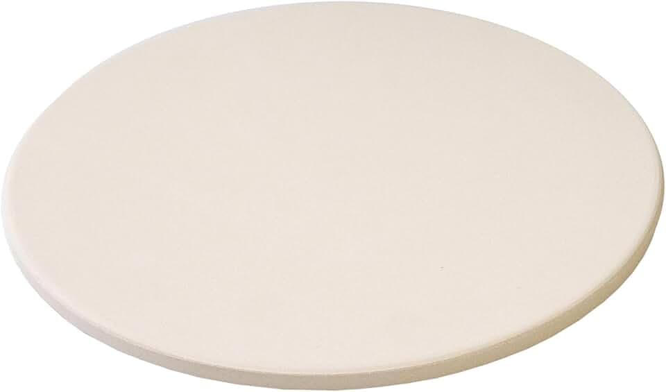 TAINO Pizzastein Pizzaplatte Grillplatte ø30 cm Brotbackstein rund - Flammkuchen Brot Teig - für Backöfen Holzkohle- und Gasgrills