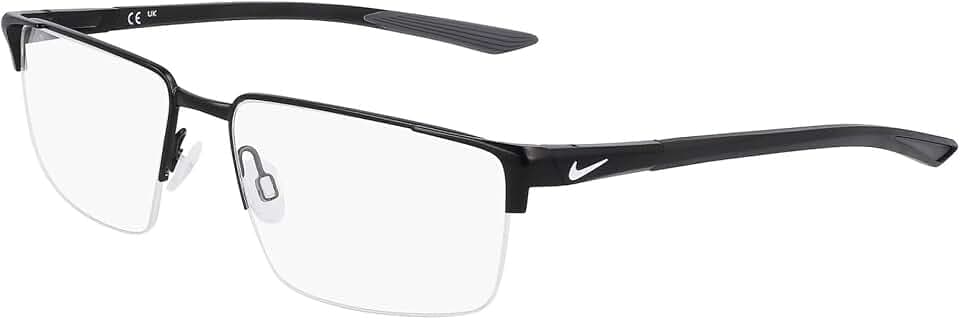 NIKE Eyeglasses 8054 001 Satin Black/Matte Black