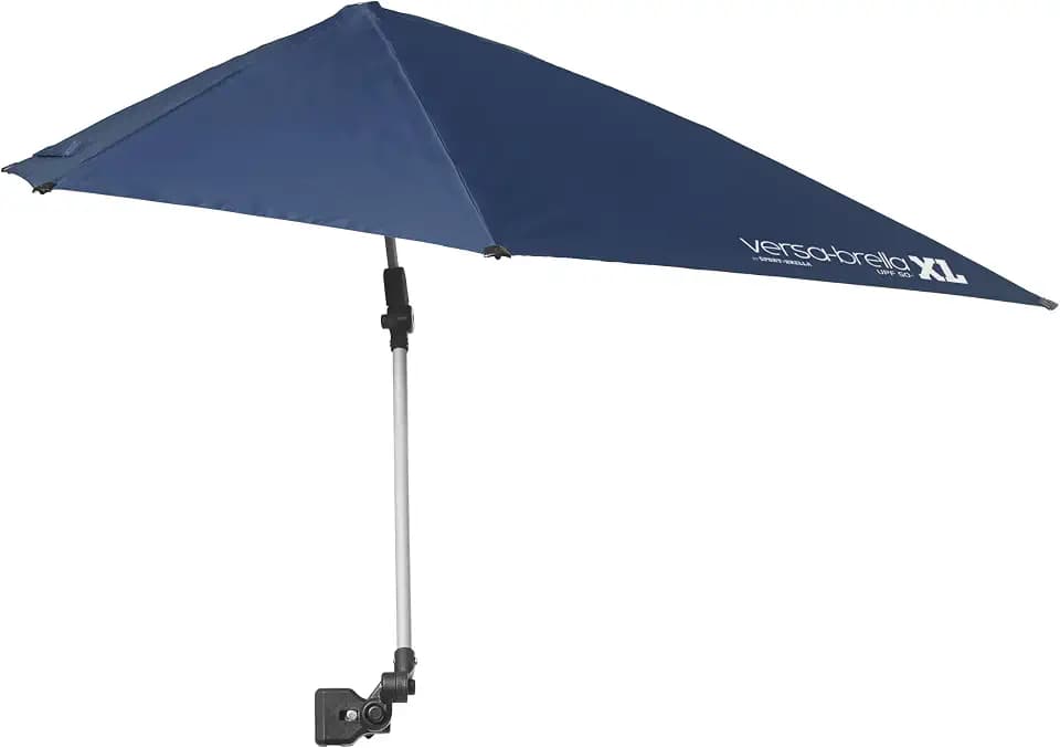 Sport-Brella Versa-Brella SPF 50+ Protection Adjustable Umbrella with Universal Clamp
