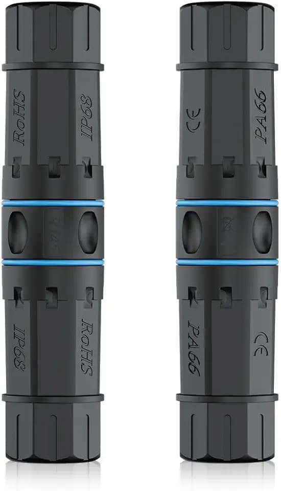 iwillink Cat6 Waterproof RJ45 Coupler, Shielded Female to Female, 2 Pack