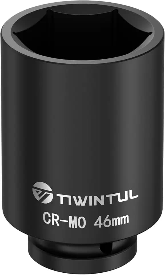 3/4 Drive Deep Impact Socket 46mm, Anti-Rounding 6-Point Design