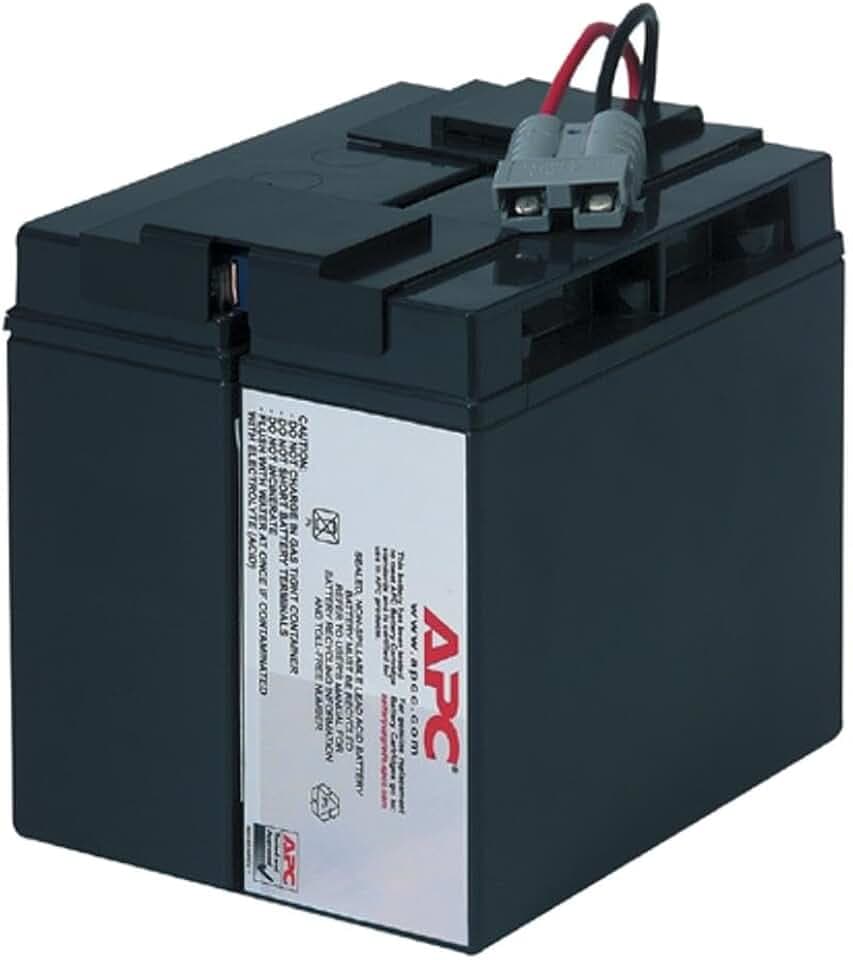 APC Genuine UPS Replacement Battery RBC7 for Smart-UPS SMT1500C, SUA1500