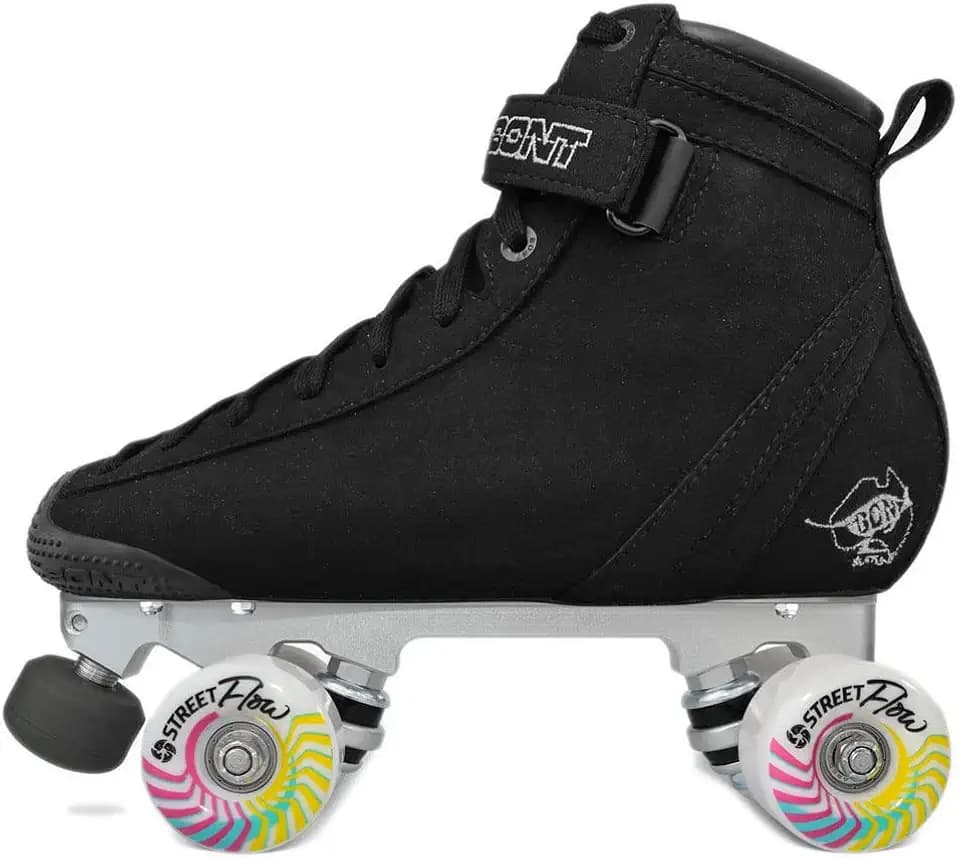 Bont Parkstar Suede Professional Roller Skates for Park Ramps Bowls Street - Rollerskates for Outdoor and Indoor Skating