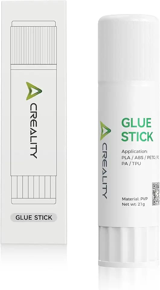 Creality Offiziell Glue Stick 3D Drucker Klebestift, Verzugsreduzierend für Heißbett, PVP, Fest für PLA/ABS/PETG/PC/PA/TPU (1 Stück)
