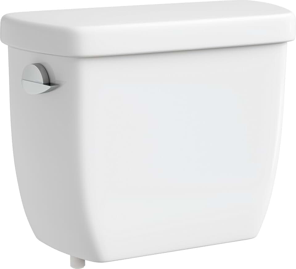 PROFLO PF9412C Edgehill 1.28 GPF Single Flush Toilet Tank Only with Left-Hand Trip Lever - White