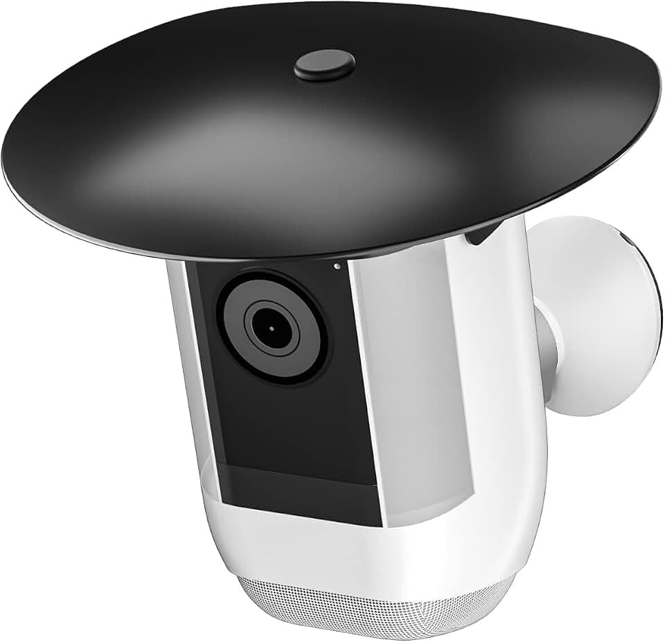 Kamera Regenschutz für Ring Spotlight Kamera Pro Akku/Pro Netzstecker/Pro Solar/Pro Kabel, Außenkamera Abdeckung Aussen Überwachungskamera Sonnenschutz Zubehör für Ring Spotlight Camera Pro
