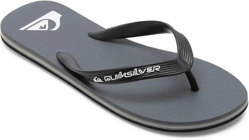 Quiksilver™ Molokai Core - Flip-Flops for Men - Sandalen - Männer - 43 - Grau
