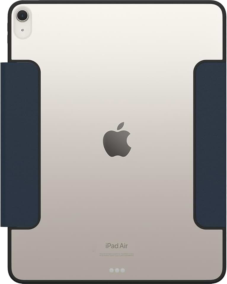OtterBox Symmetry Series Folio Case for iPad Air 13-inch (M3) & (M2) - Costal Evening (Clear/Blue), Ultra-Sleek Design, Multiple Viewing Positions, Magnetic Sleep/Wake Cover (Ships in polybag)