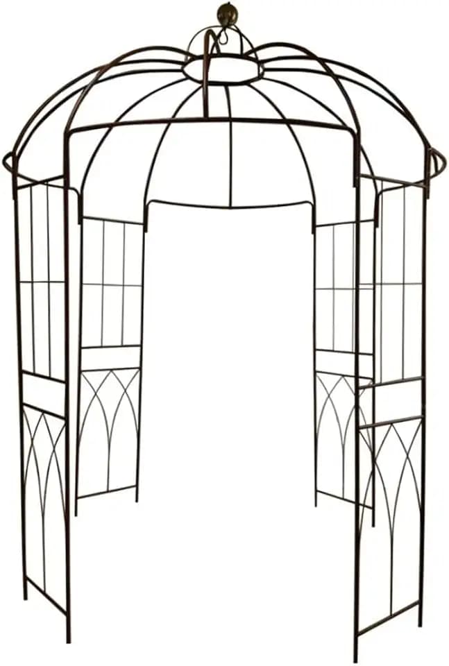 OUTOUR 106''H French Style Birdcage Shape Heavy Duty Gazebo Arbor Arbour